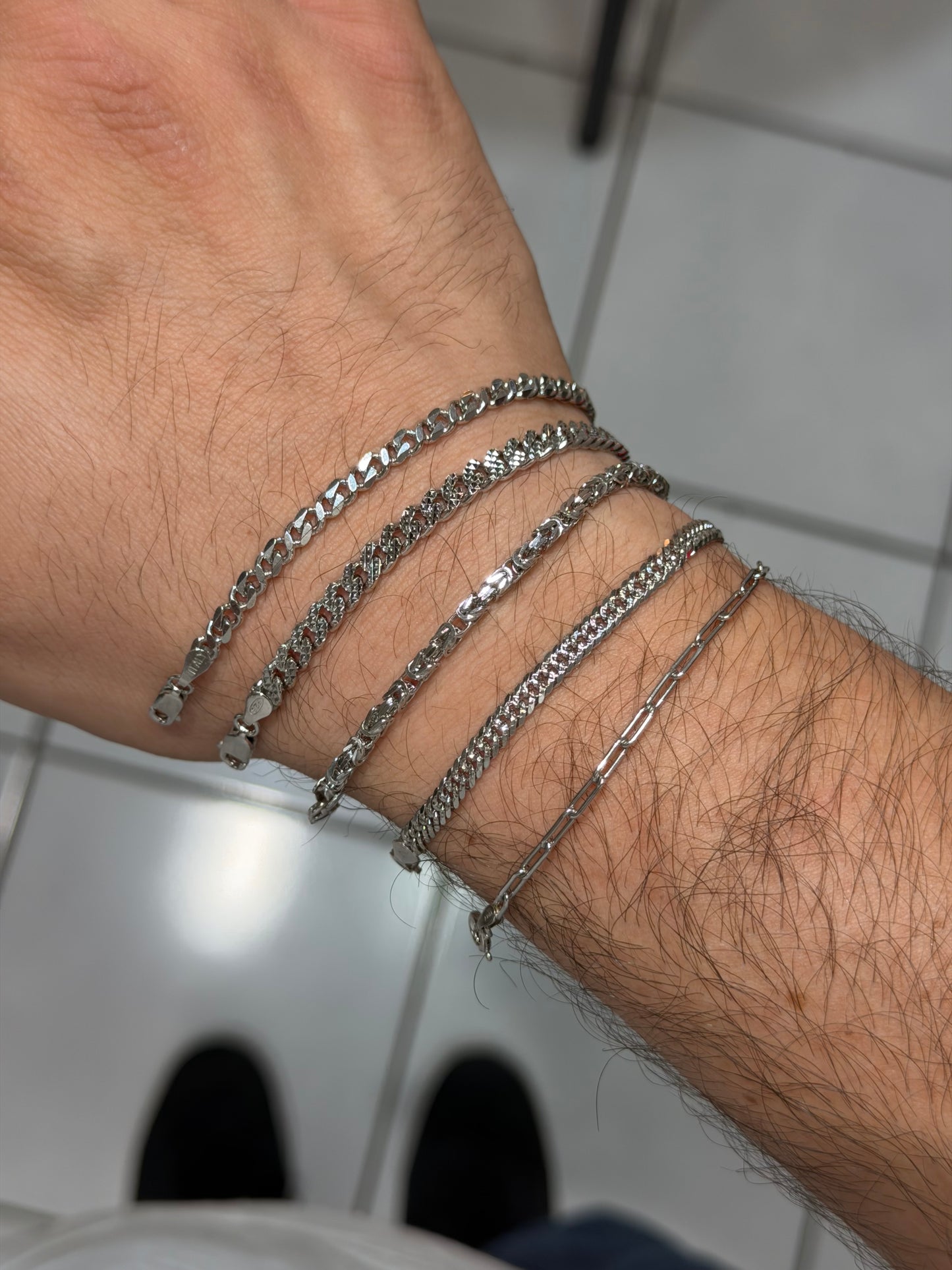 Pulsos Clásicos Plata .925 Italianos