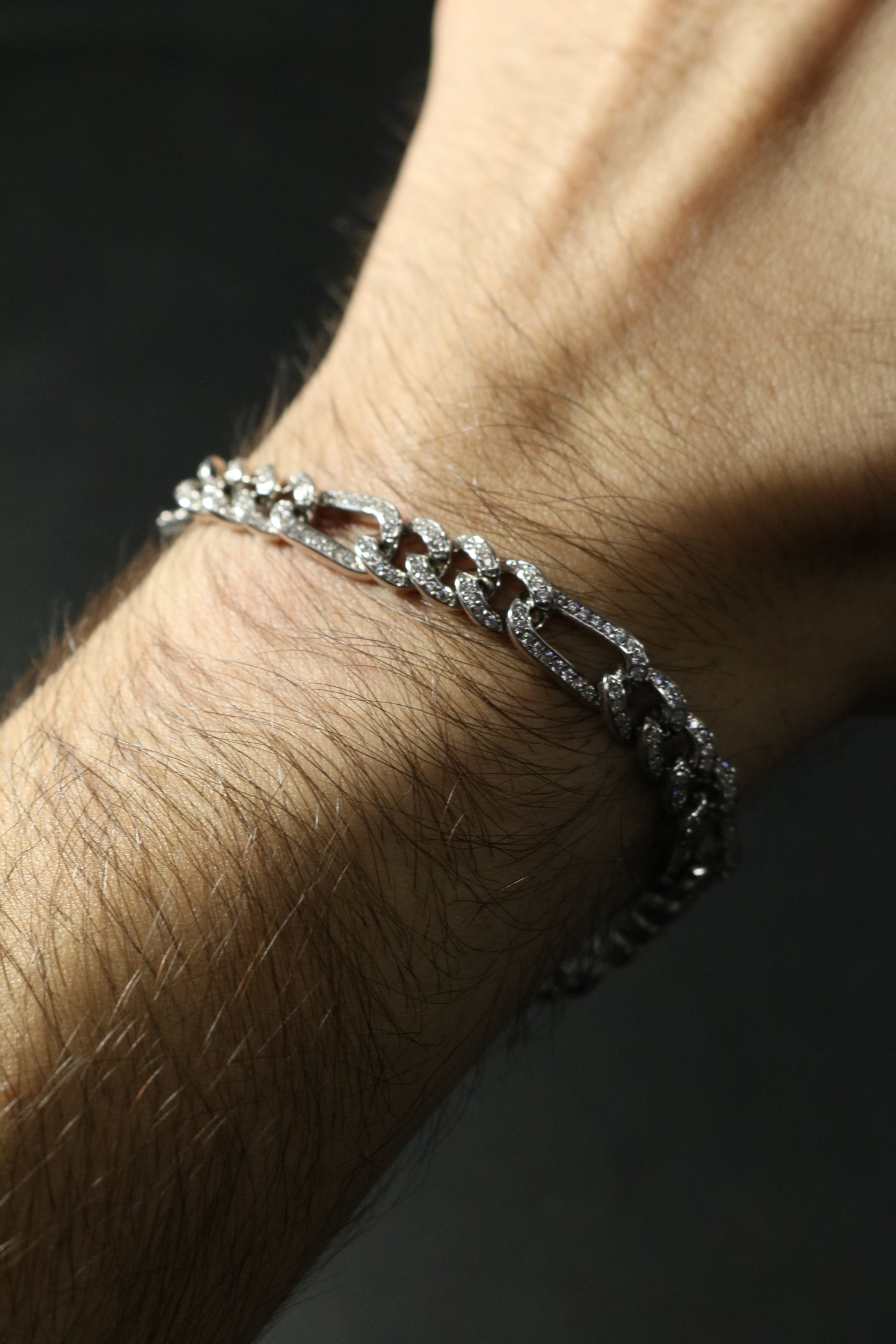 Pulso Cartier ICED Plata .925 8mm 18cm