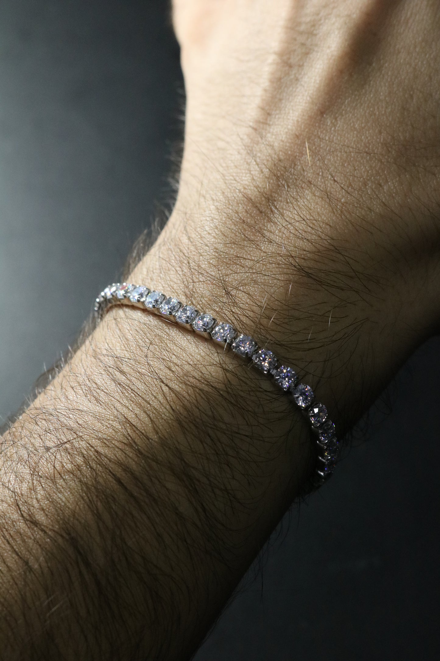 Pulso Tennis Plata .925 6mm 20cm