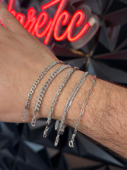 Pulsos Clásicos Plata .925 Italianos