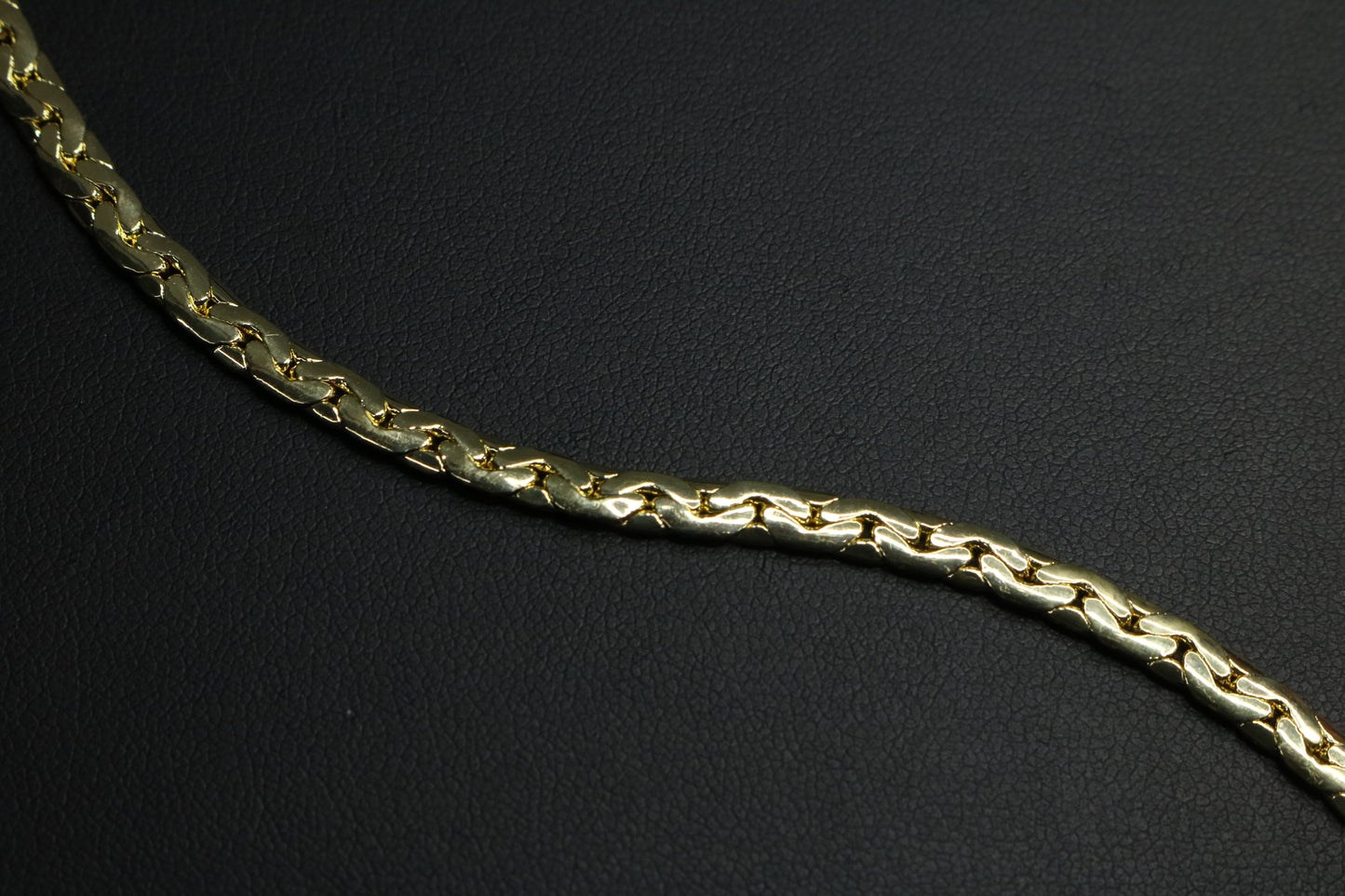 Pulso Ancla Planchado Dorado 5mm Ajustable 19-23cm