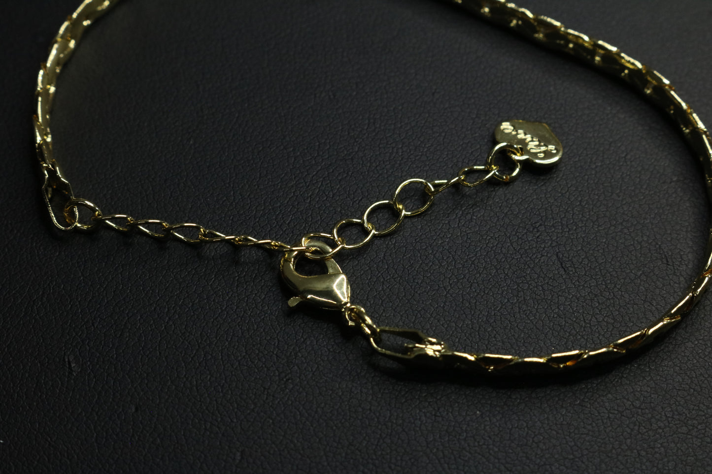 Pulso Ancla Planchado Dorado 5mm Ajustable 19-23cm