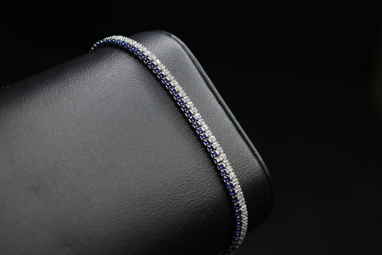 Tennis Combinado Azul-Blanco Ajustable 17-20cm