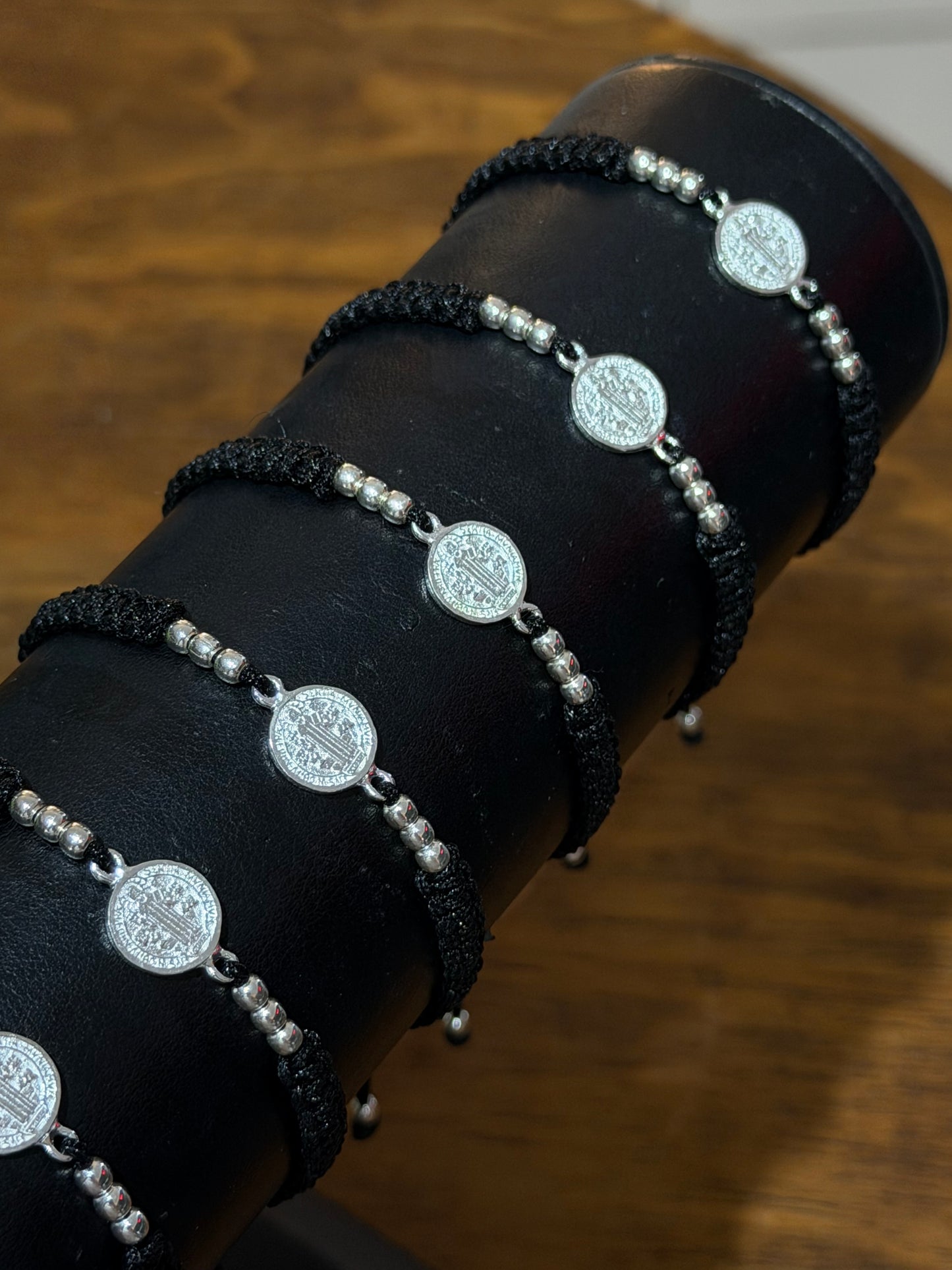 Pulsos San Benito Tejidos Ajustables Plata .925