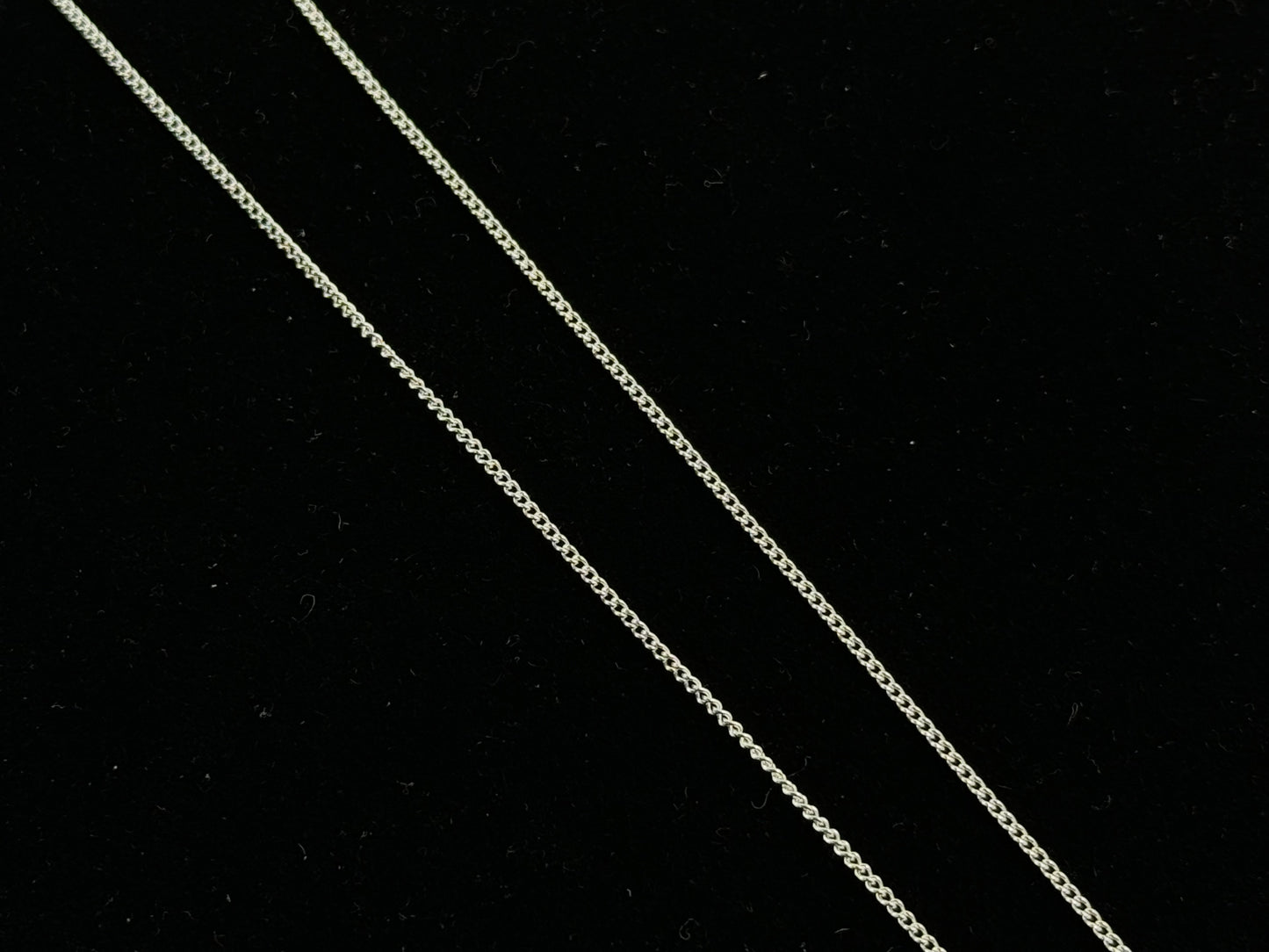 Cadena Barbada 1mm 50cm Plata .925