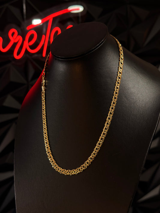 Cadena Doble Rombo 6mm y 55cm