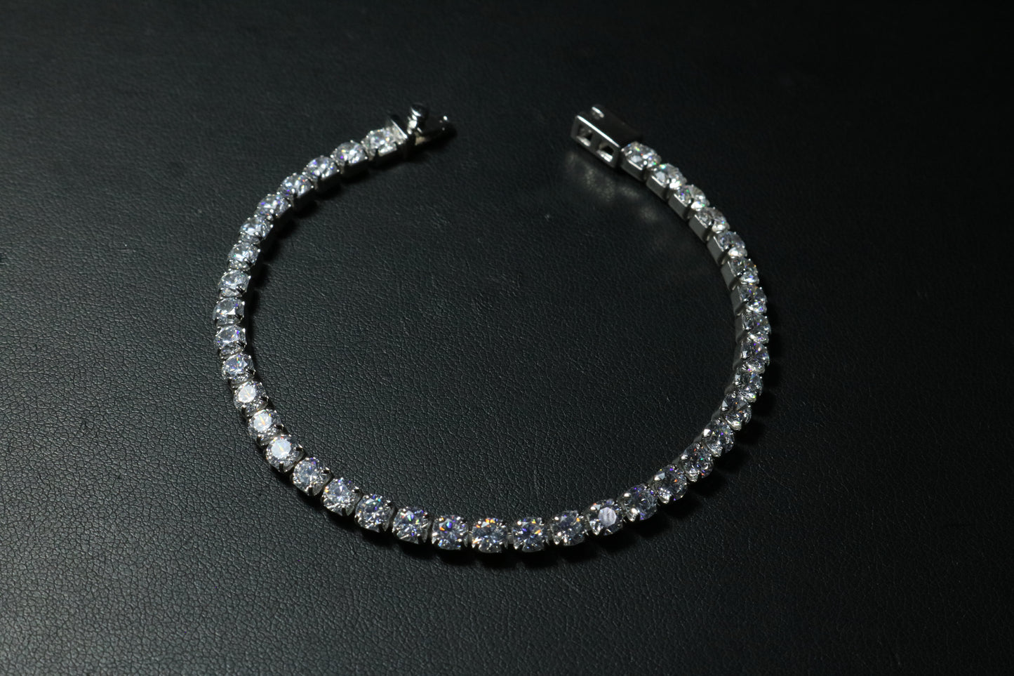 Pulso Tennis Plata .925 4mm 18cm