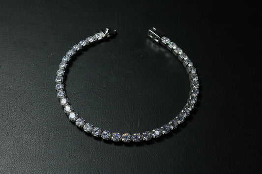 Pulso Tennis Plata .925 4mm 18cm