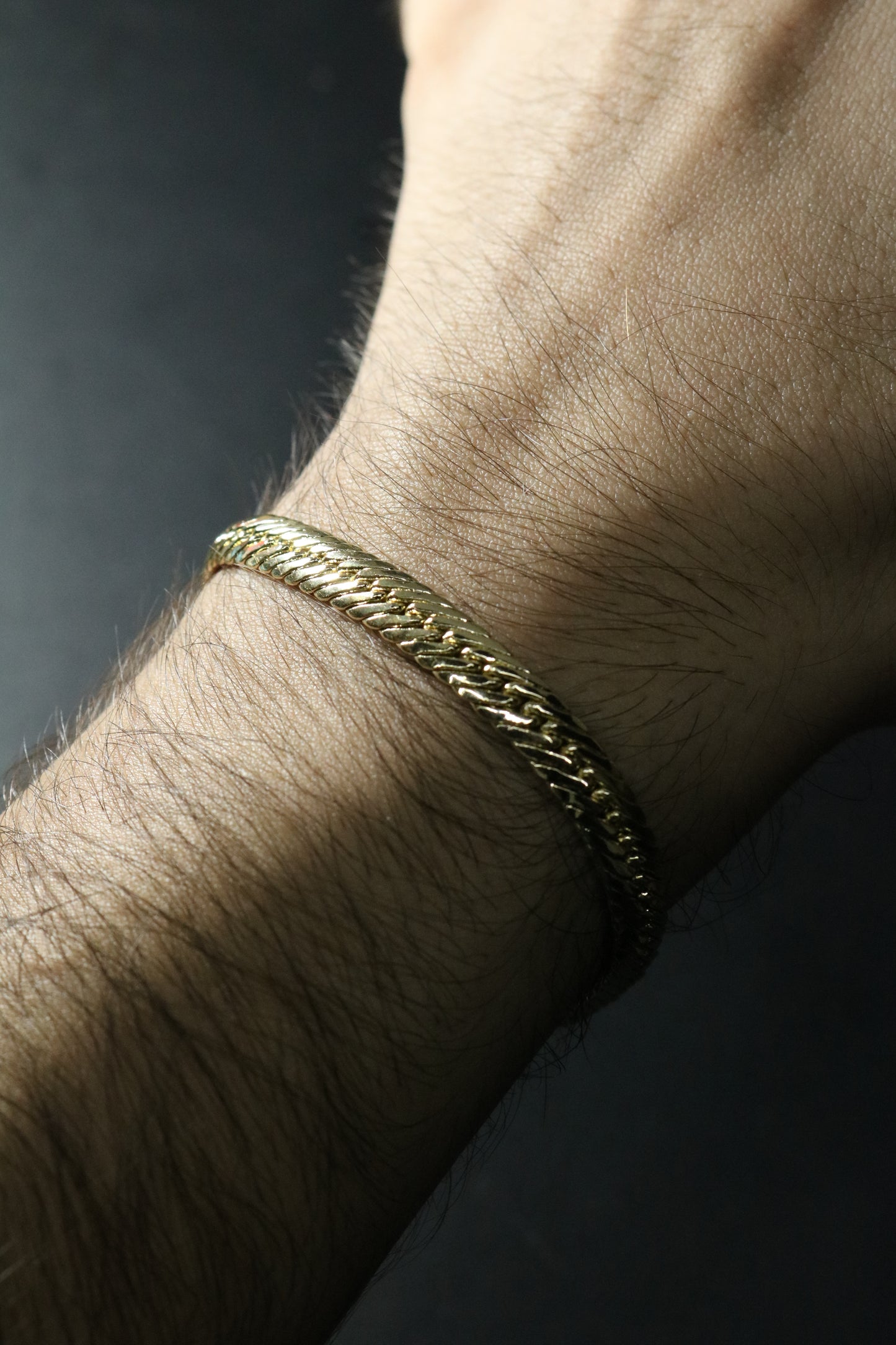 Pulso Barbado Pegado Planchado 7mm 19cm