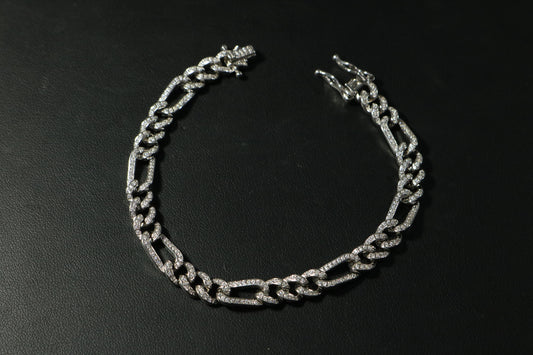 Pulso Cartier ICED Plata .925 8mm 18cm