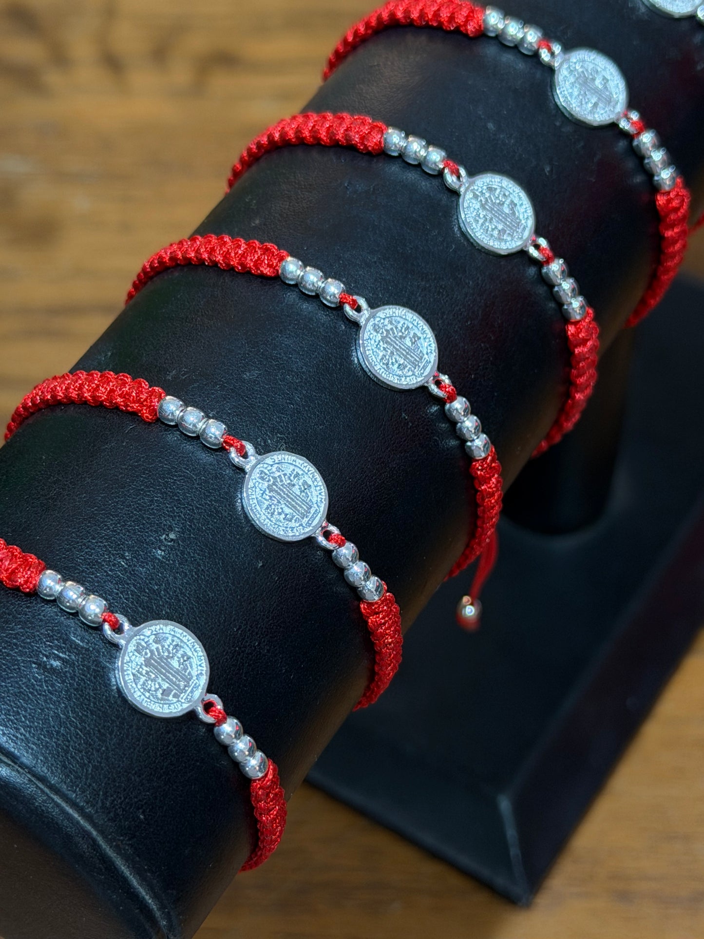 Pulsos San Benito Tejidos Ajustables Plata .925