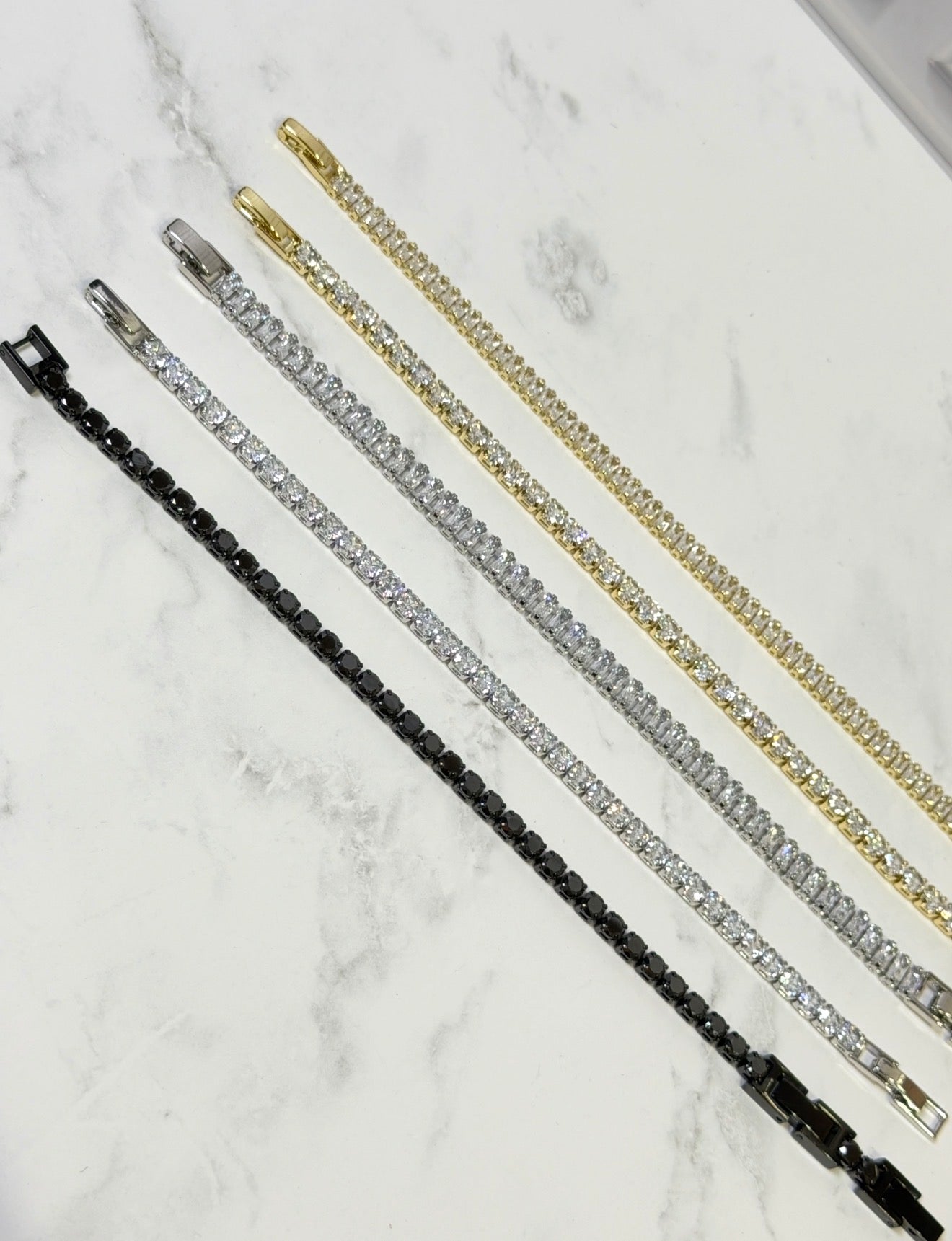 Pulsos Tennis Laminado 18k