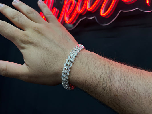 Miami Iced XL Plata .925 (12mm)