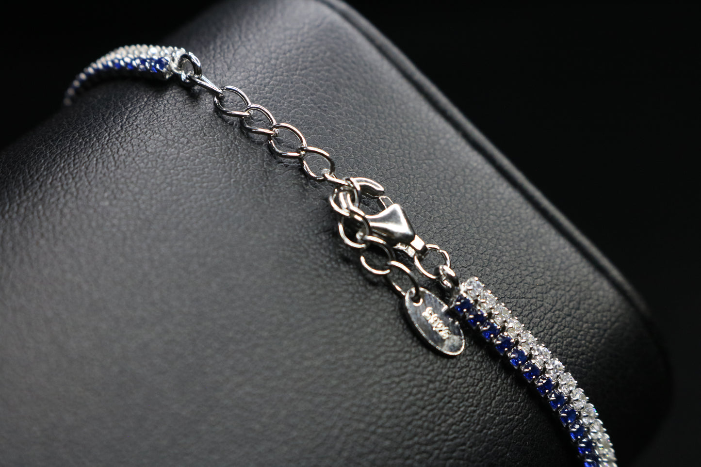 Tennis Combinado Azul-Blanco Ajustable 17-20cm