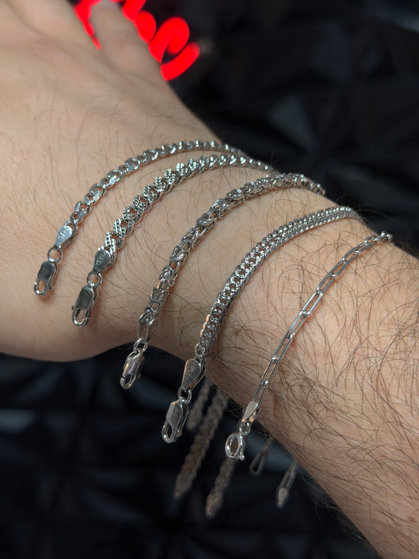 Pulsos Clásicos Plata .925 Italianos