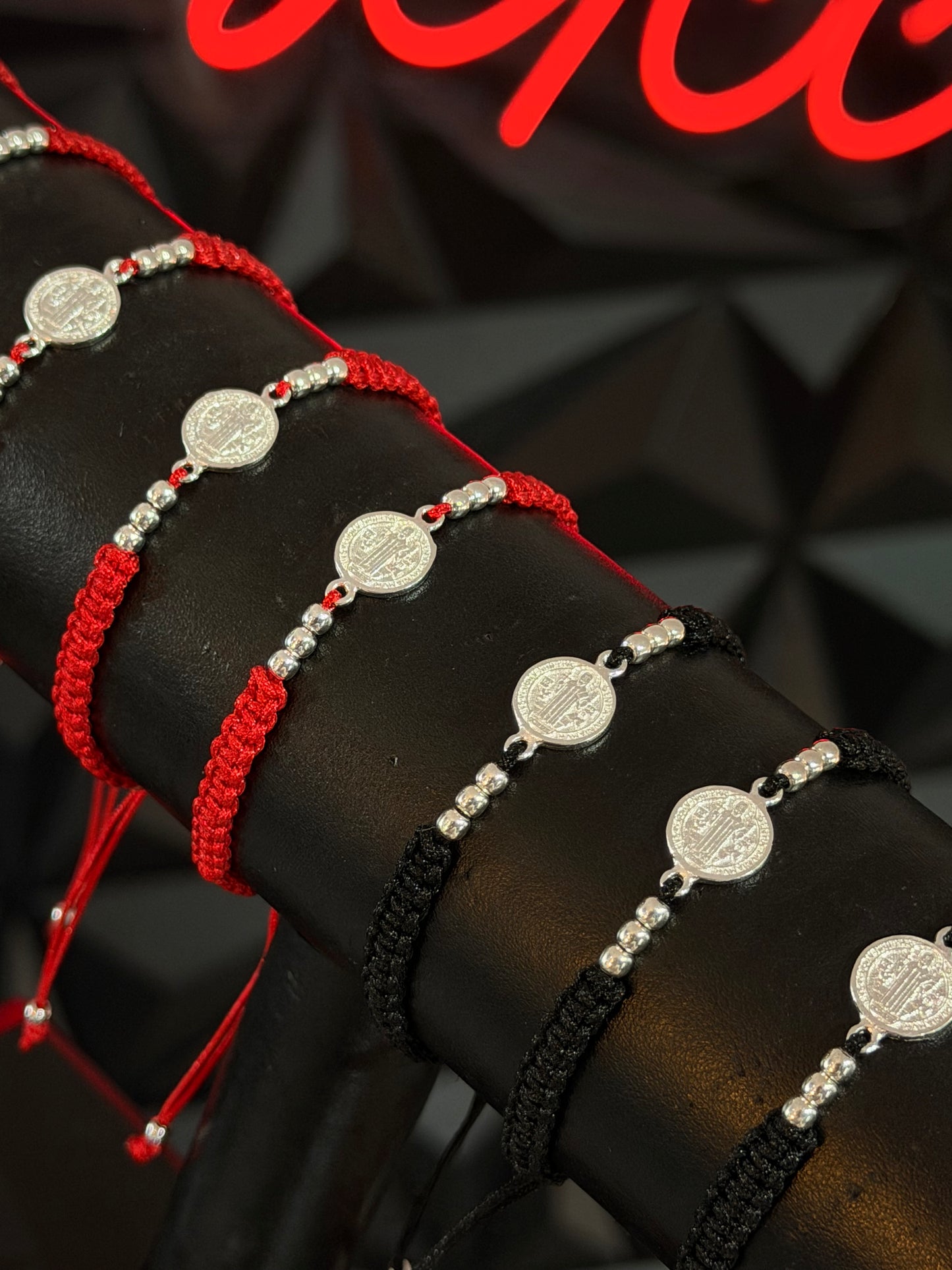 Pulsos San Benito Tejidos Ajustables Plata .925