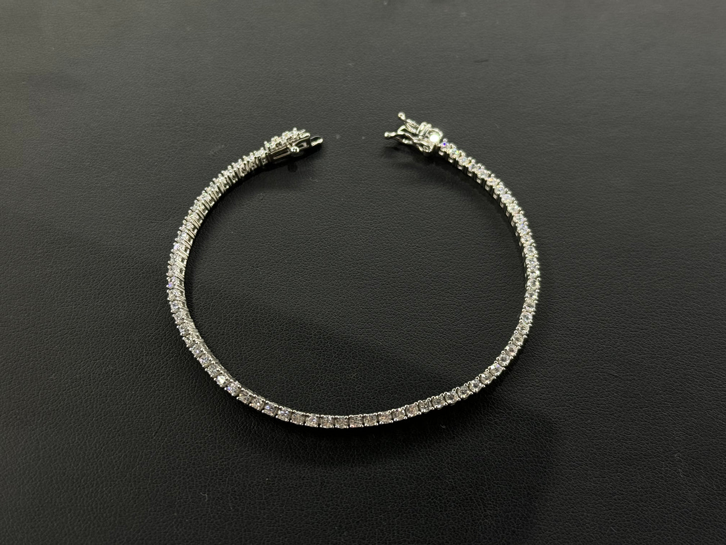 Pulso Tennis 4mm 18cm Plata .925