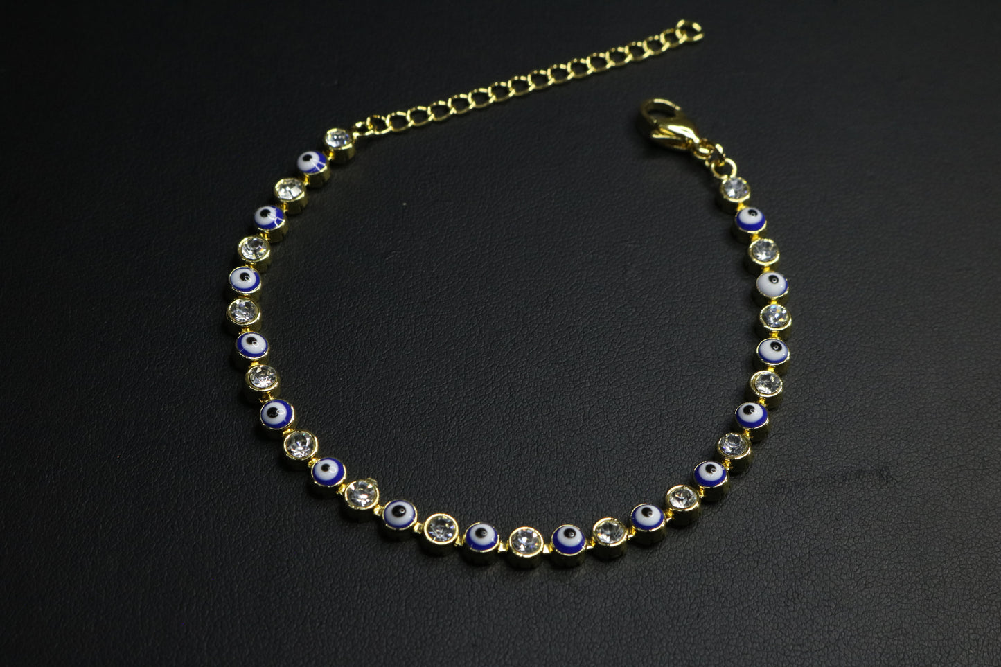 Pulso Ojo Turco Azul Ajustable 18-21cm