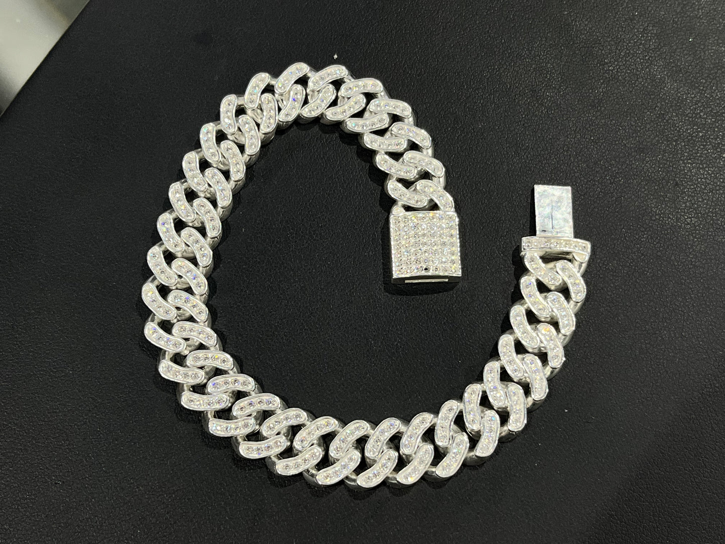 Miami Iced XL Plata .925 (12mm)