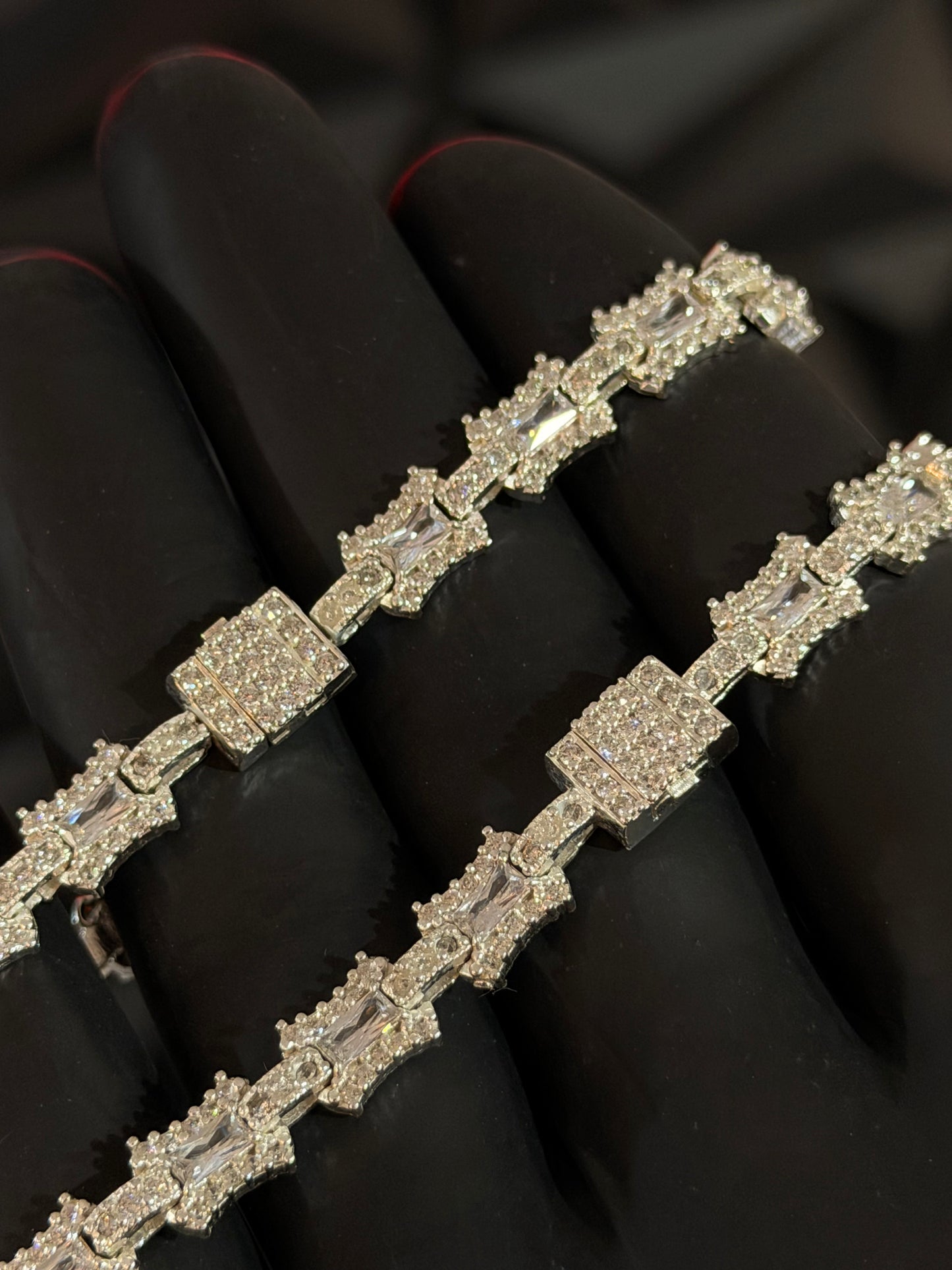 Pulso Baguette Link Plata .925