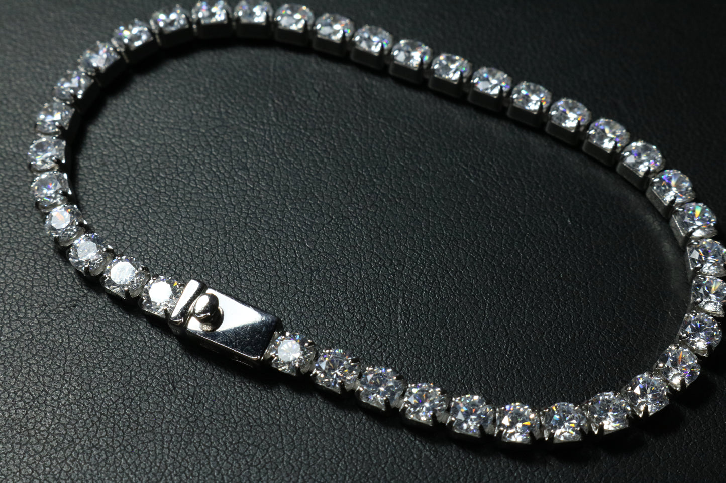 Pulso Tennis Plata .925 4mm 18cm